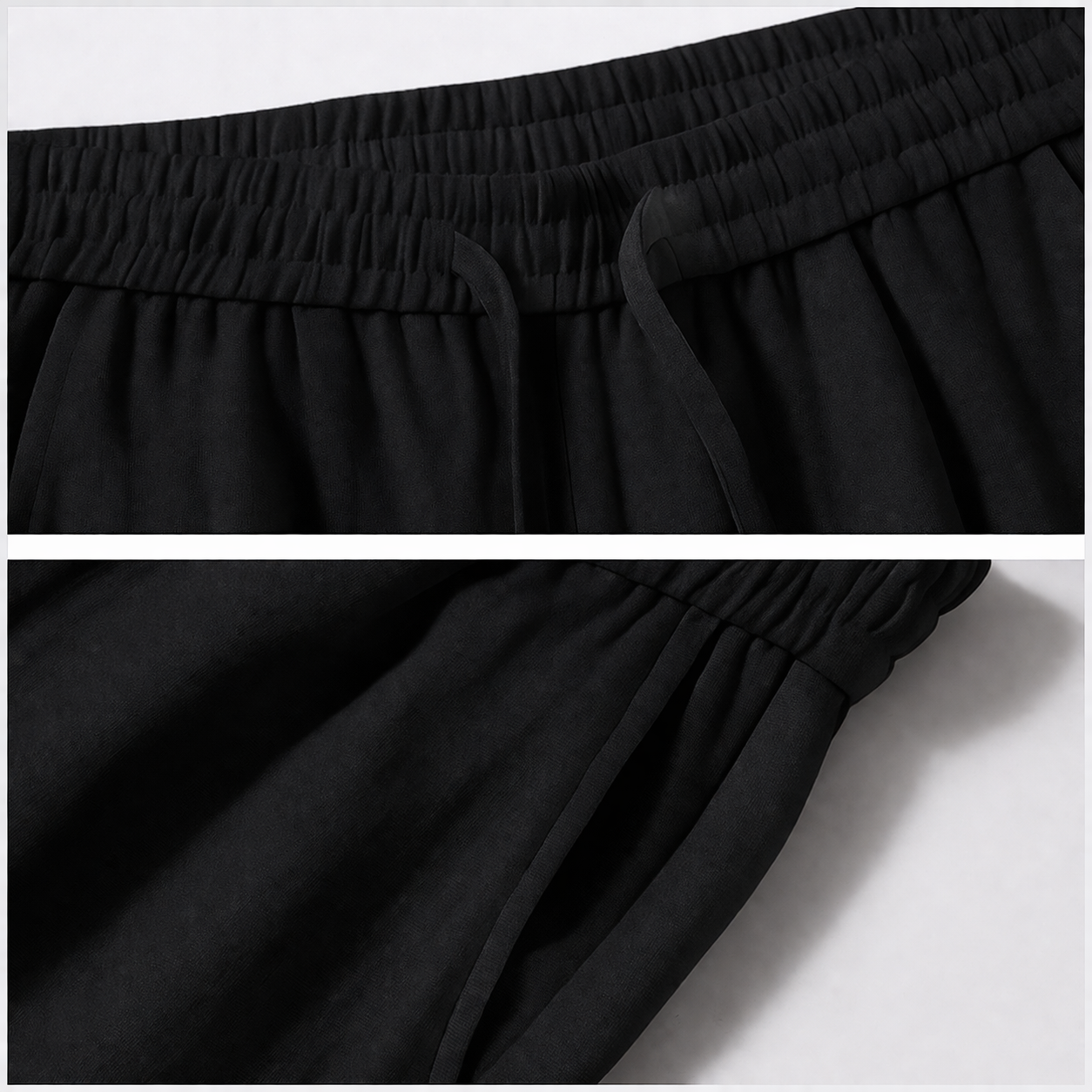 Black Luxe Top & Bottom Set Of Linen, Luxury And Style