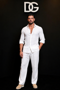 White Amalfi Top & Bottom Set Of Linen, Luxury And Style
