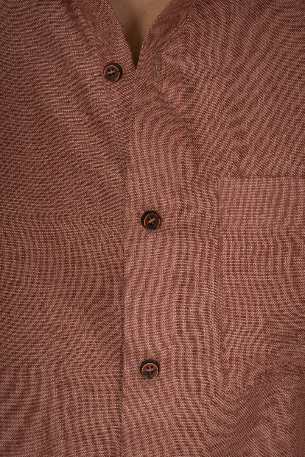Men's Brown Linen Co-Ord Set | Premium Casual Shirt & Pant Outfit