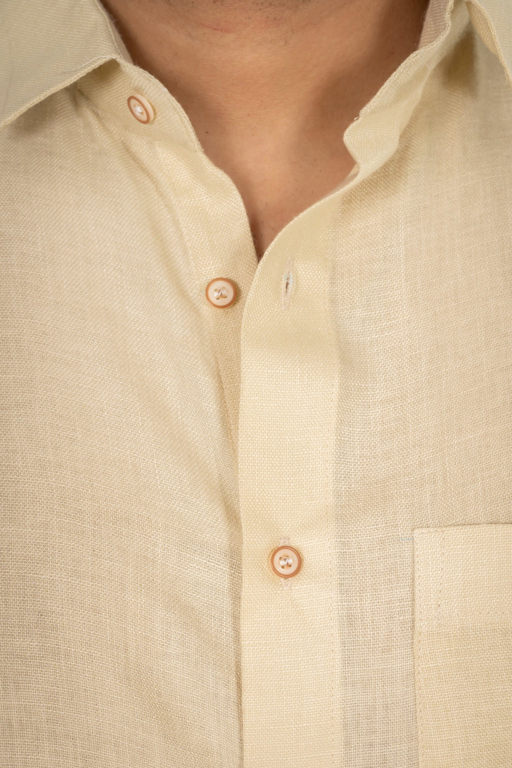 Men's Beige Linen Co-Ord Set | Premium Casual Shirt & Pant Outfit