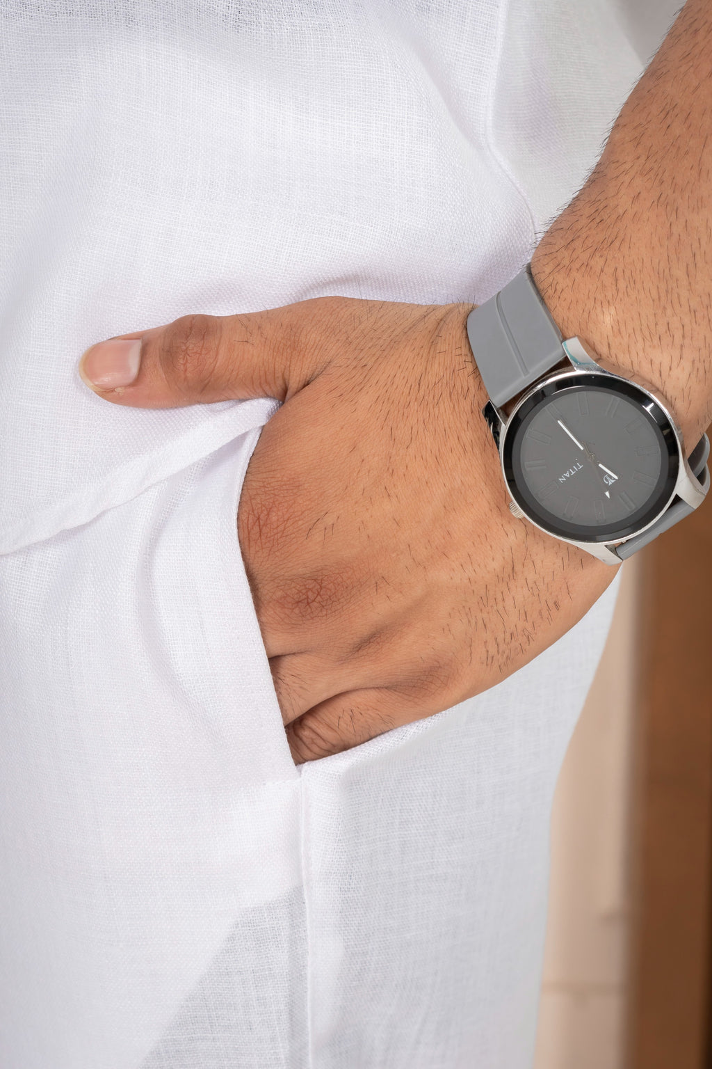 Men’s White Linen Co-Ord Set | Premium Casual Shirt & Pant Outfit