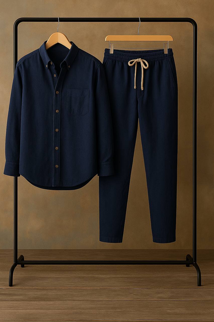 Blue Linen Co-Ords – Effortless Style